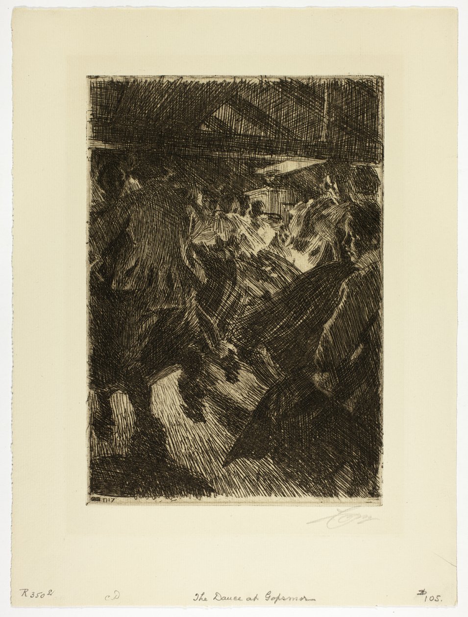Gopsmor kunyhó alkotó: Anders Leonard Zorn