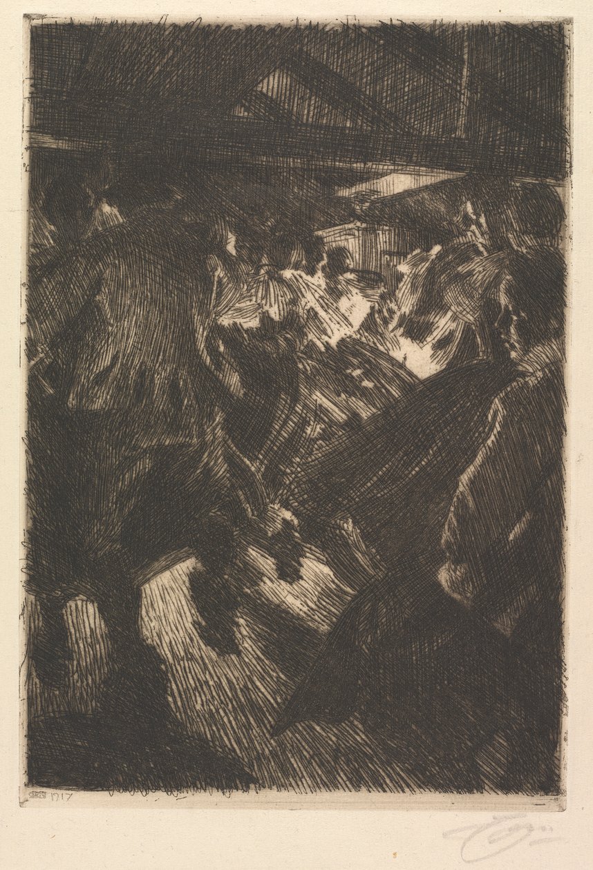 Gopsmor kunyhó alkotó: Anders Leonard Zorn