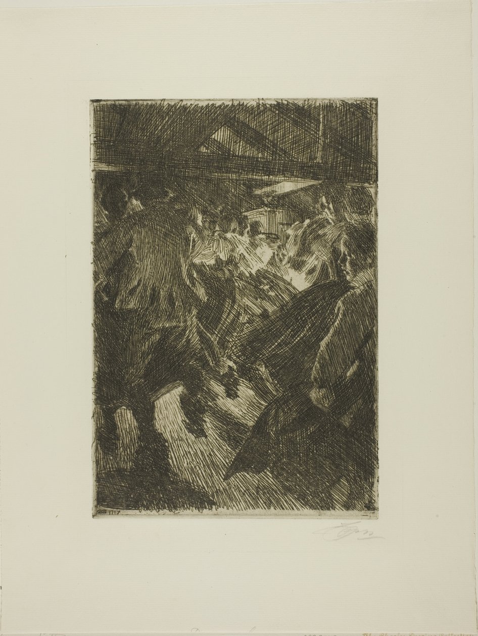Gopsmor kunyhó alkotó: Anders Leonard Zorn