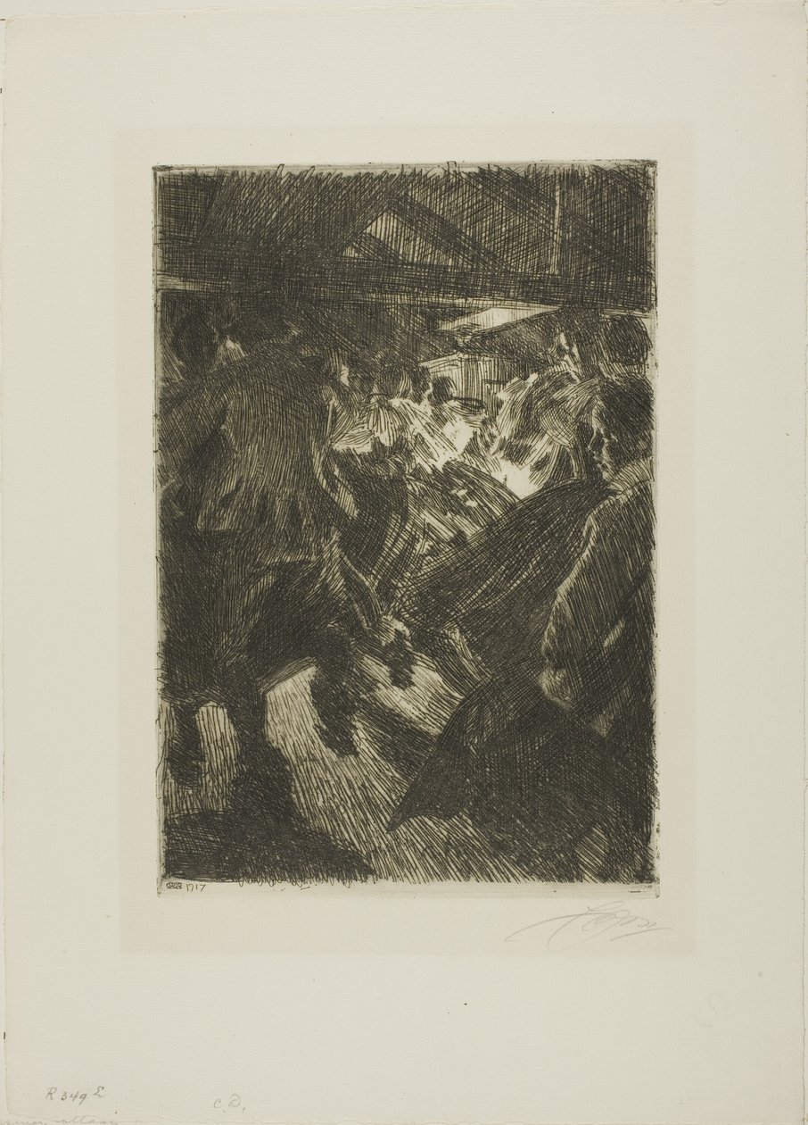 Gopsmor kunyhó alkotó: Anders Leonard Zorn