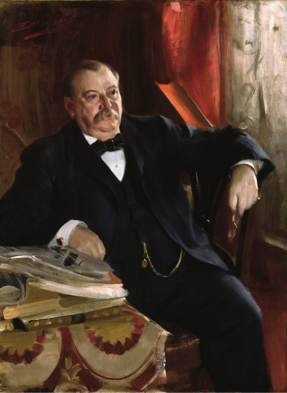 Grover Cleveland alkotó: Anders Zorn
