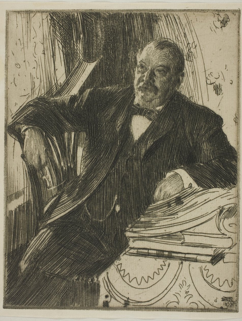 Grover Cleveland II alkotó: Anders Leonard Zorn