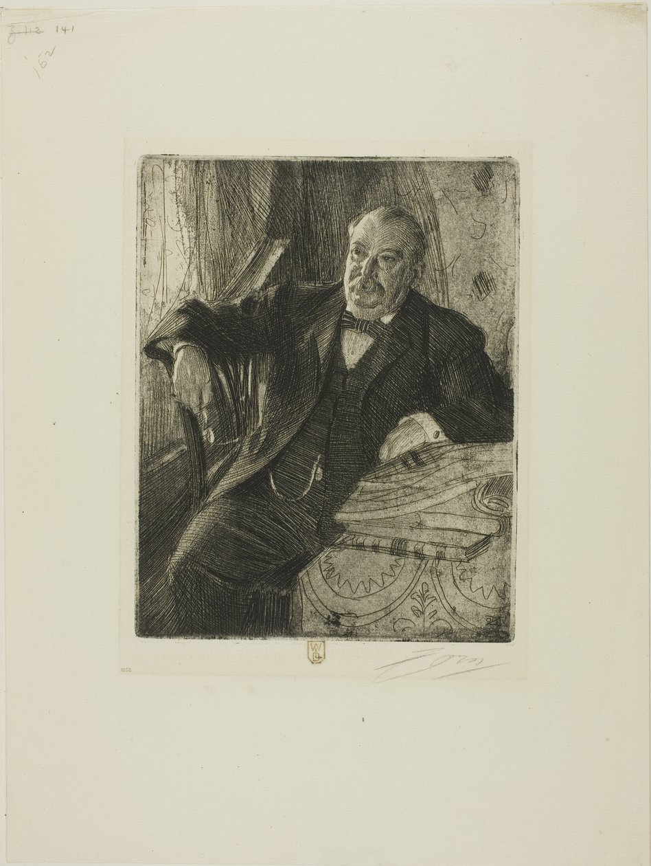 Grover Cleveland I alkotó: Anders Leonard Zorn