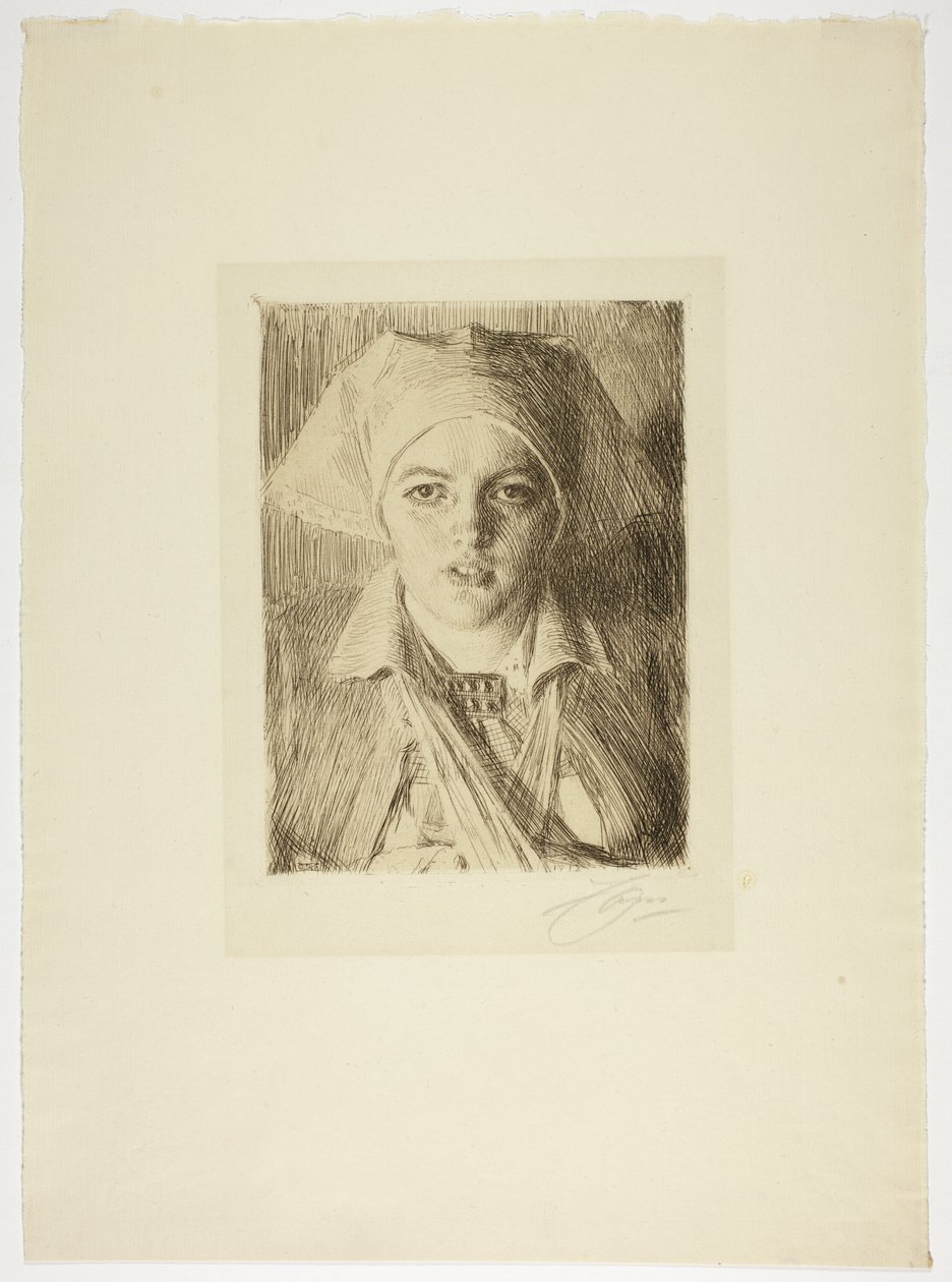 Gulli II alkotó: Anders Leonard Zorn