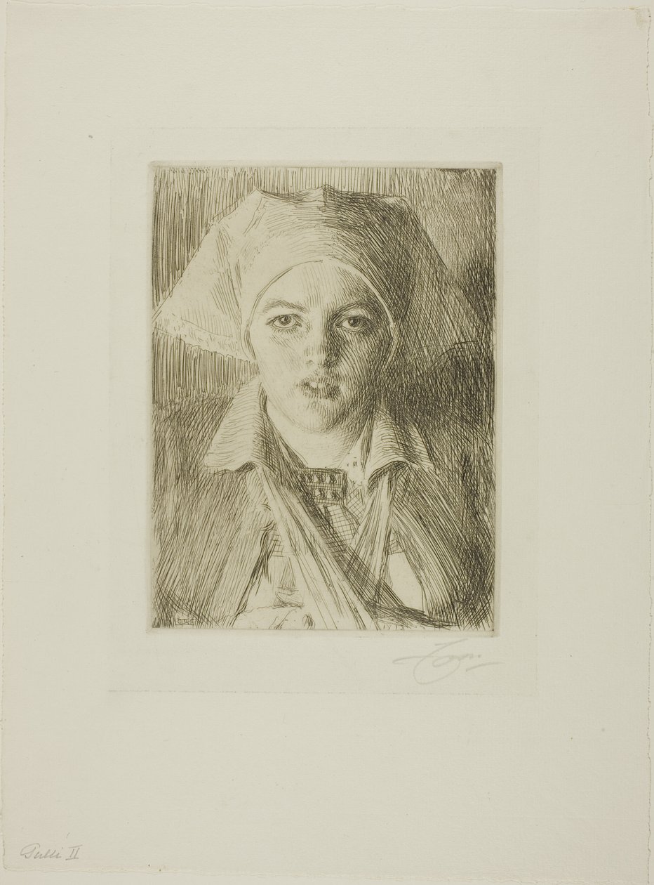 Gulli II alkotó: Anders Leonard Zorn