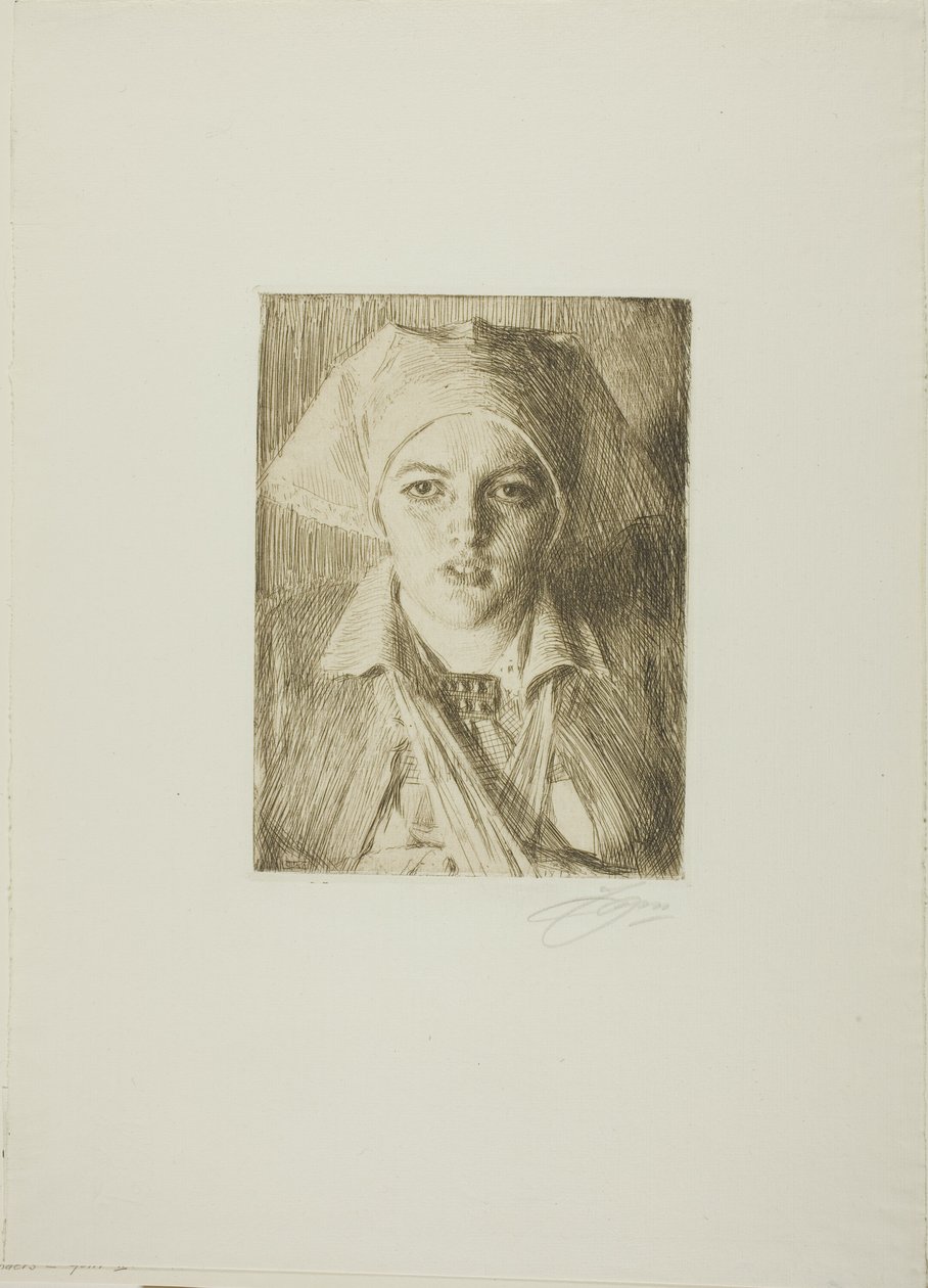 Gulli II alkotó: Anders Leonard Zorn