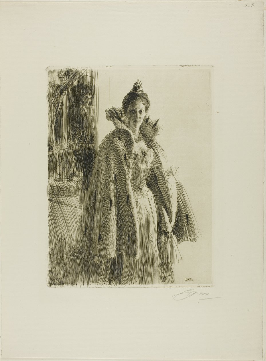 H. R. H. Ingeborg svéd hercegnő II alkotó: Anders Leonard Zorn