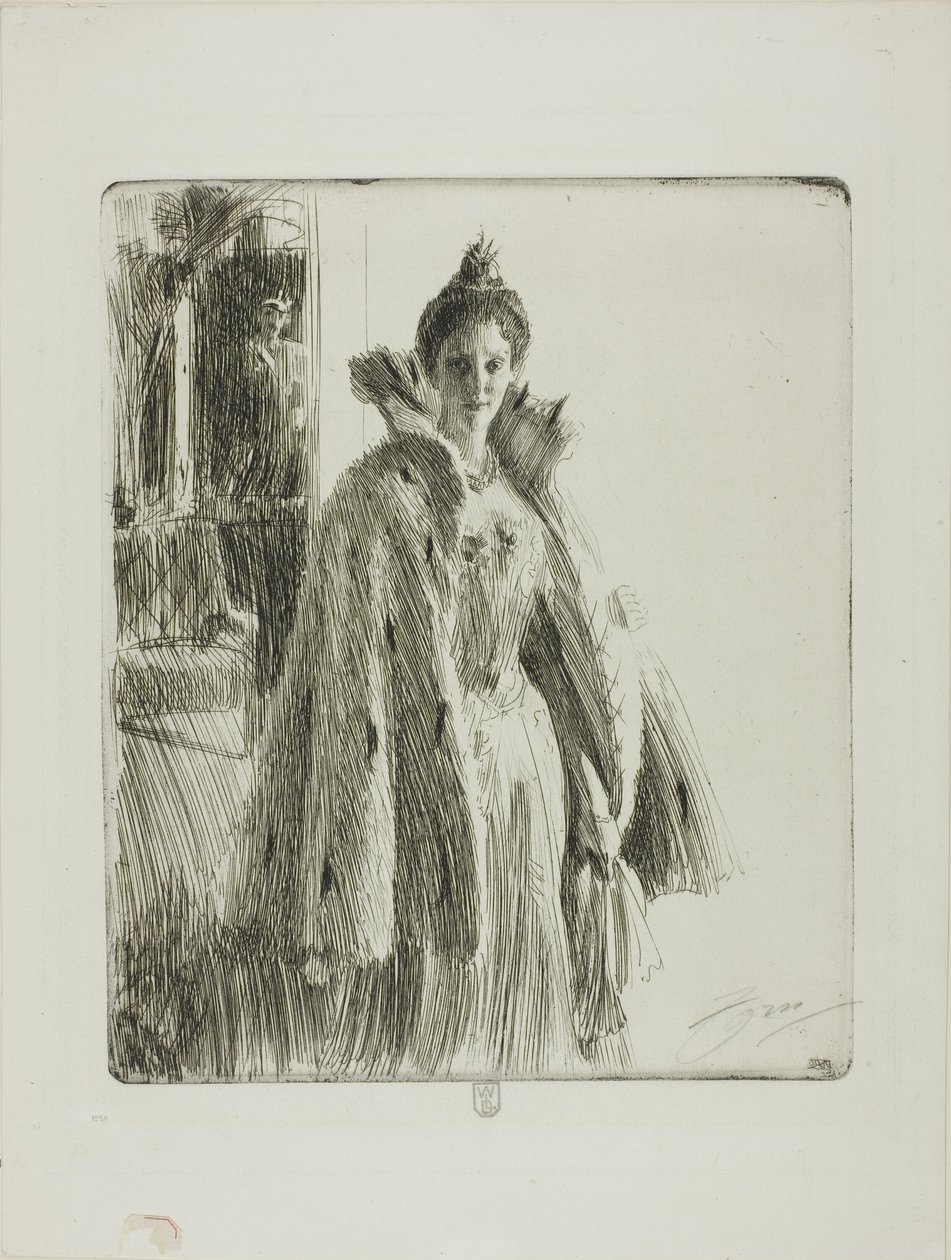 H. R. H. Ingeborg svéd hercegnő II alkotó: Anders Leonard Zorn