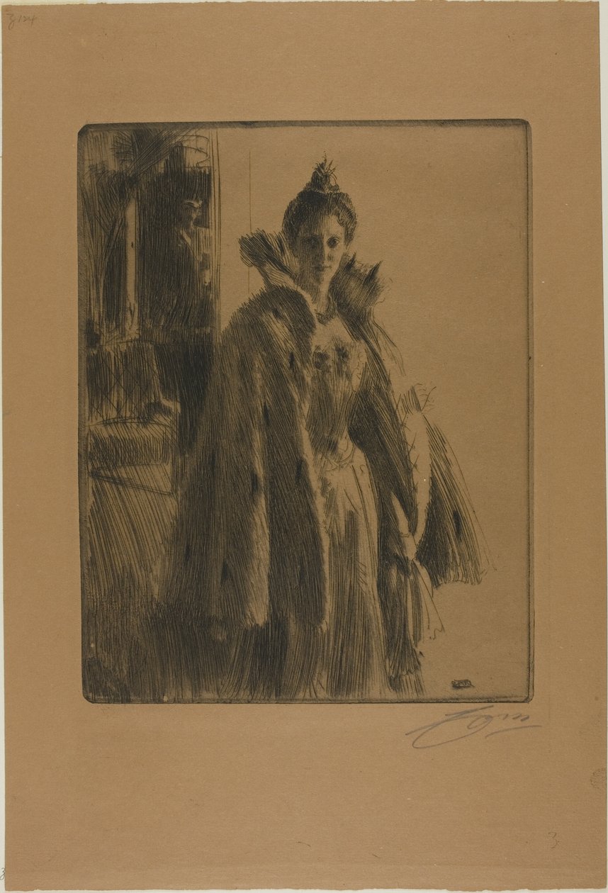 H. R. H. Ingeborg svéd hercegnő II alkotó: Anders Leonard Zorn