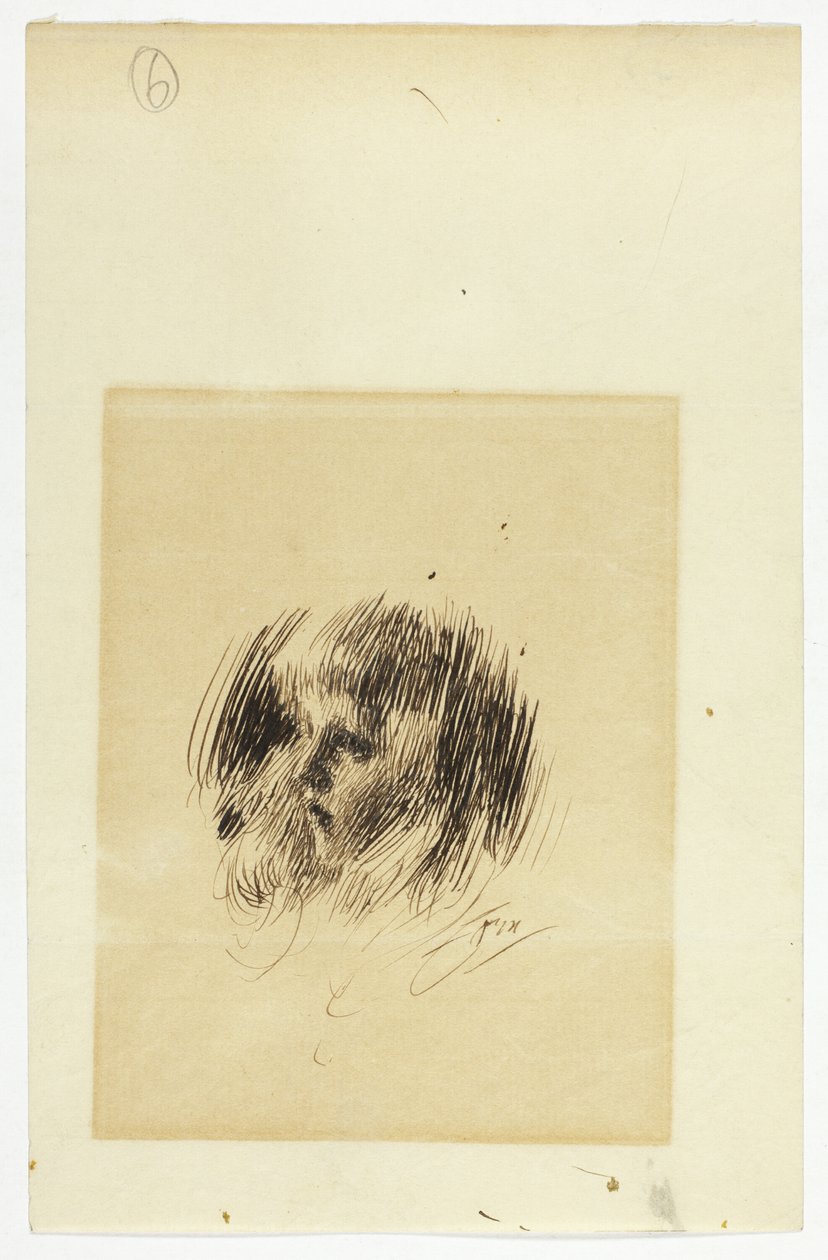 Egy lány feje alkotó: Anders Zorn