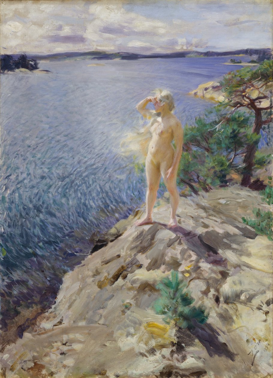 A Skerriesben alkotó: Anders Leonard Zorn