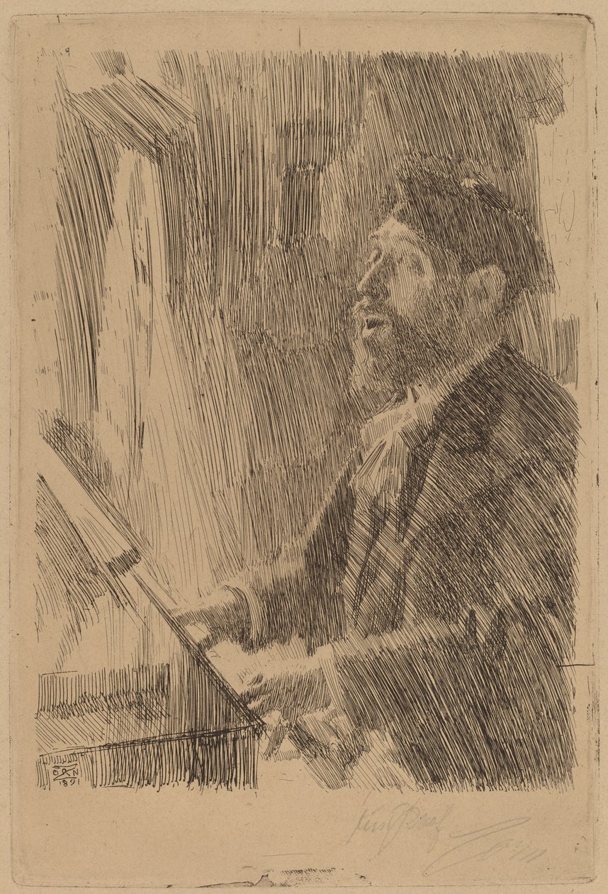 J. B. Faure alkotó: Anders Leonard Zorn