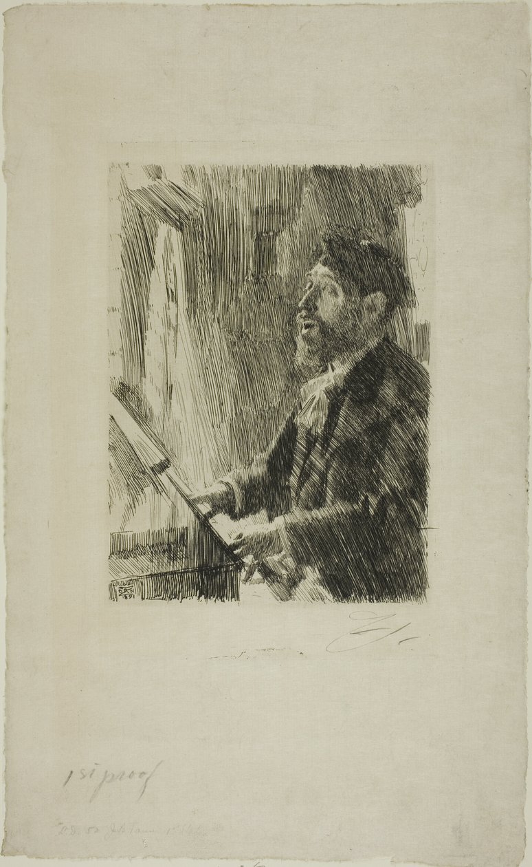 J. B. Faure alkotó: Anders Leonard Zorn