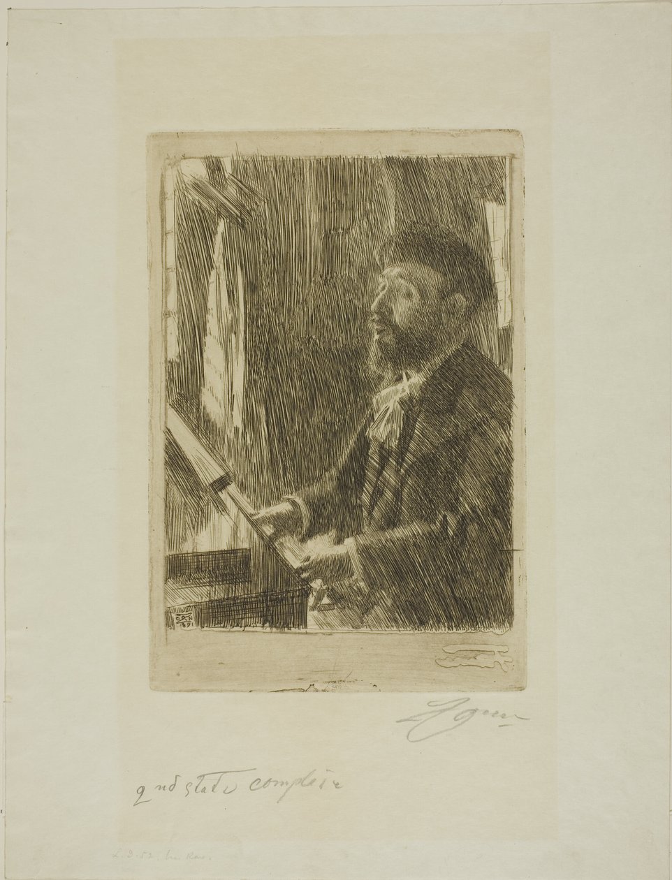 J. B. Faure alkotó: Anders Leonard Zorn