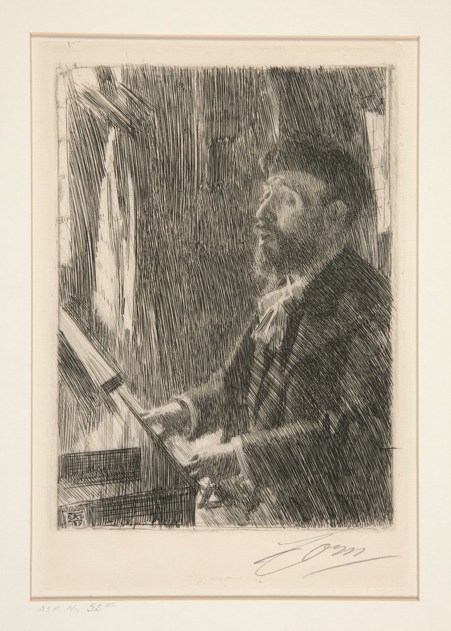 J. B. Faure alkotó: Anders Leonard Zorn