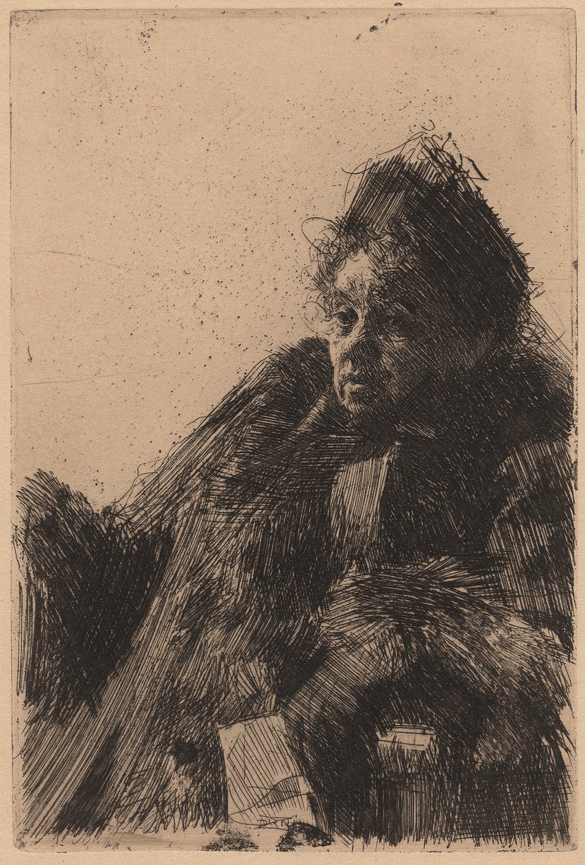 Madame Simon alkotó: Anders Zorn