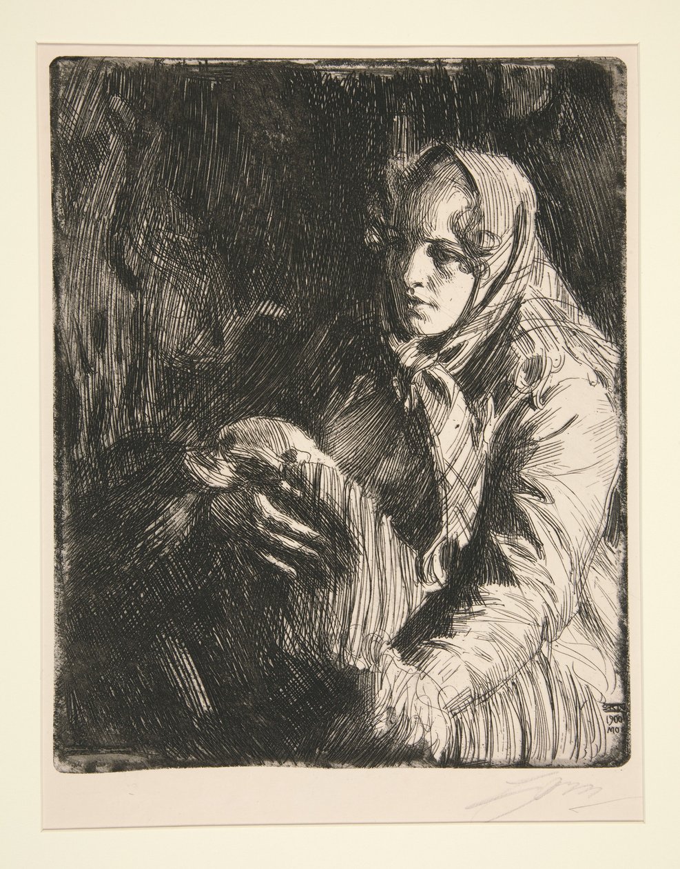 Madonna alkotó: Anders Zorn