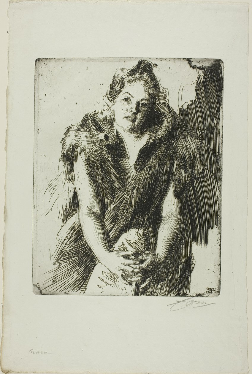 Maja von Heijne alkotó: Anders Leonard Zorn