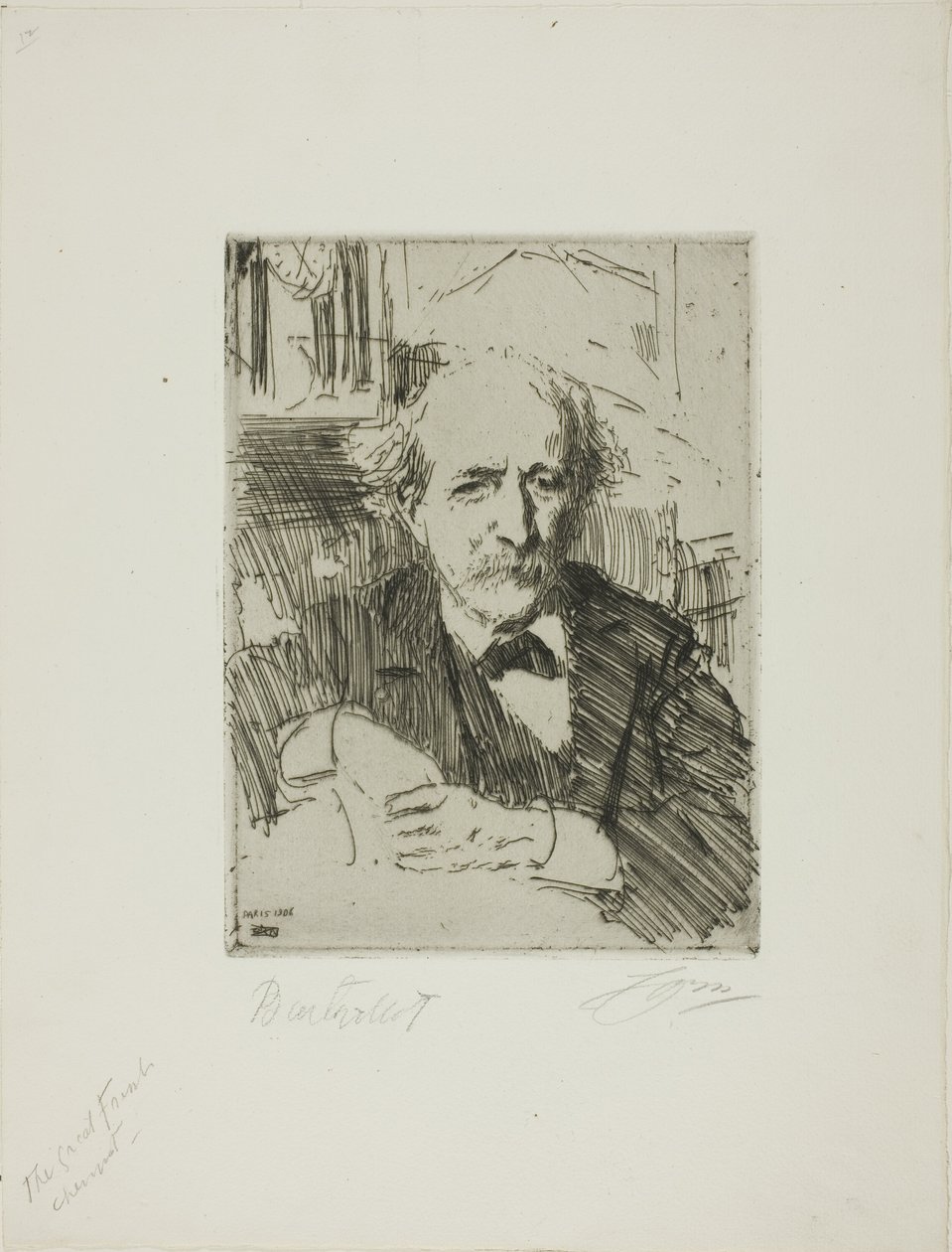 Marcellin Berthelot alkotó: Anders Leonard Zorn