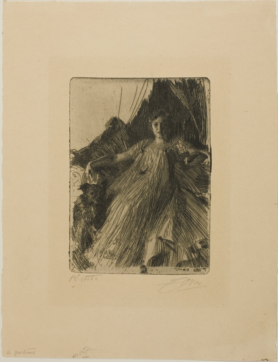 Maud Cassel (Mrs. Ashley) alkotó: Anders Leonard Zorn