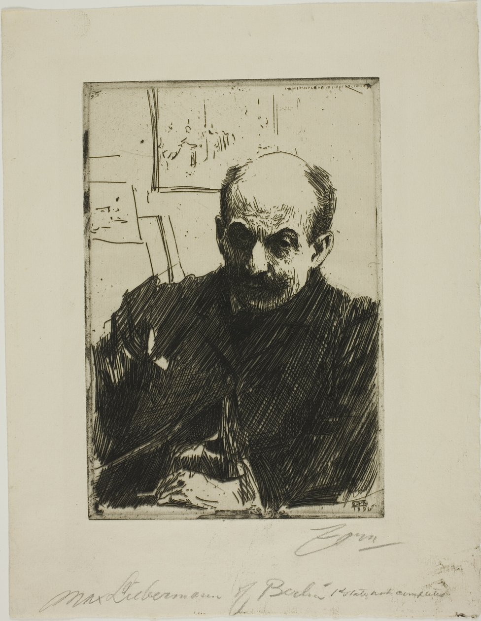 Max Lieberman alkotó: Anders Leonard Zorn