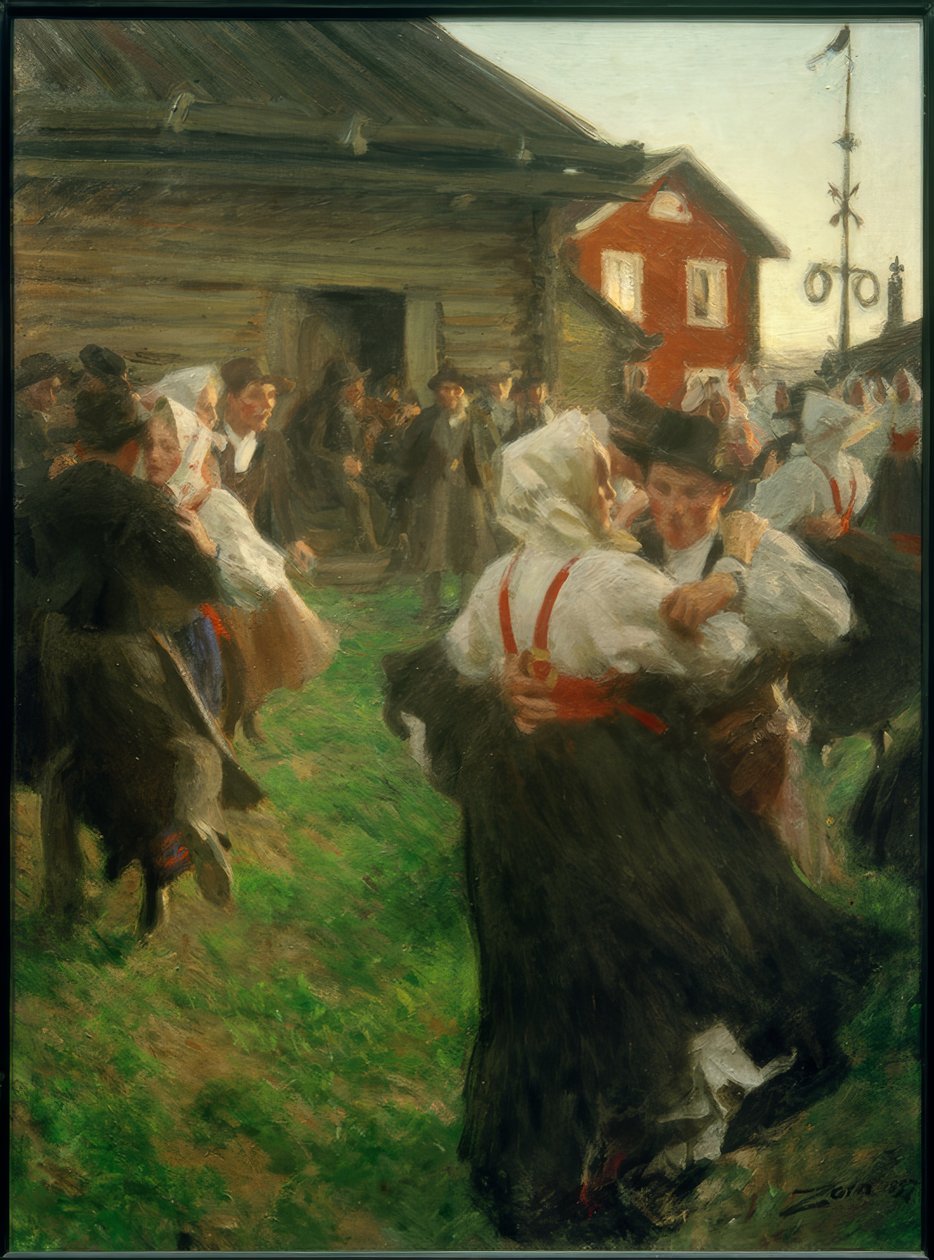 Szentivánéji tánc alkotó: Anders Leonard Zorn