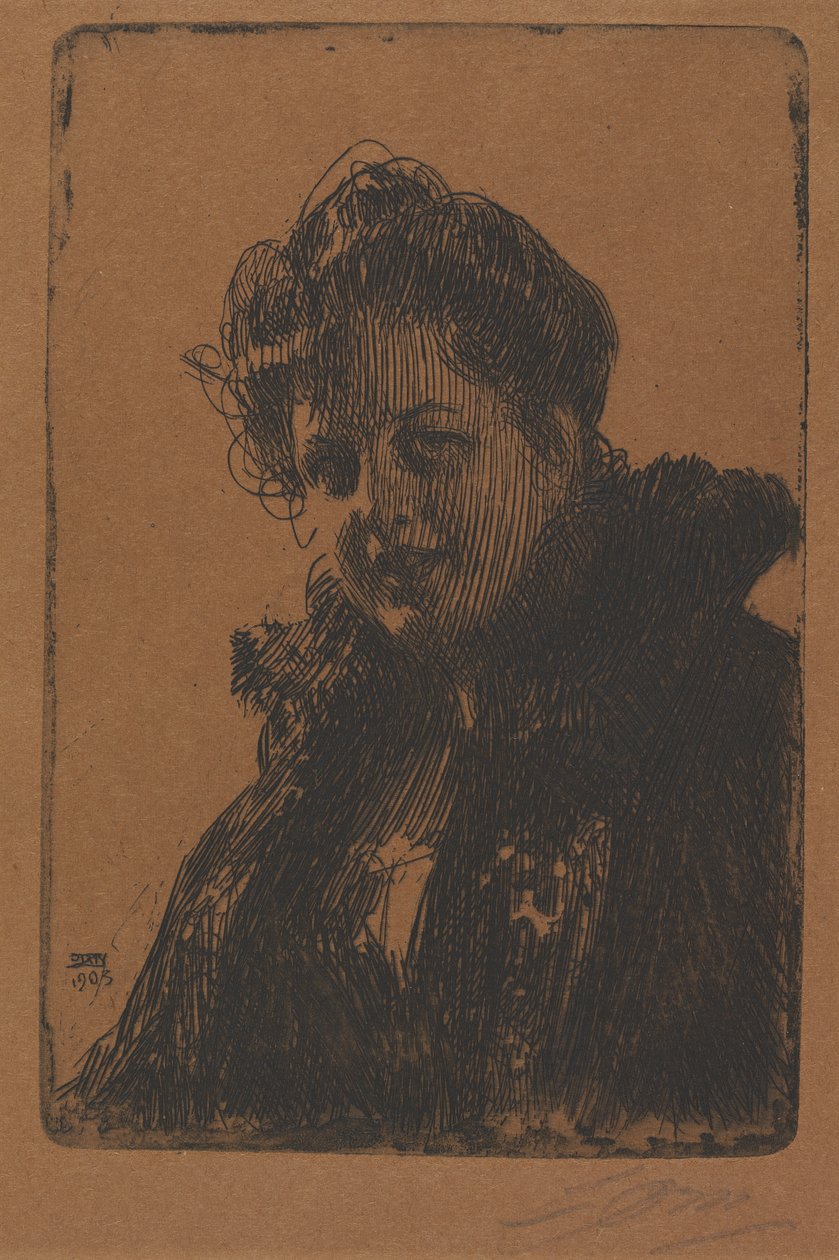 Mme. Granberg alkotó: Anders Leonard Zorn