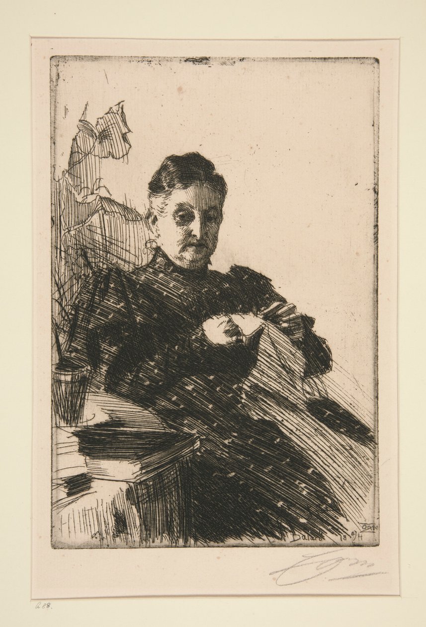 Mme Lamm II alkotó: Anders Leonard Zorn