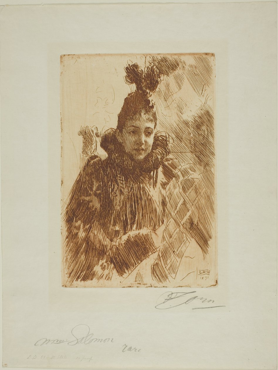 Salamon asszony alkotó: Anders Leonard Zorn