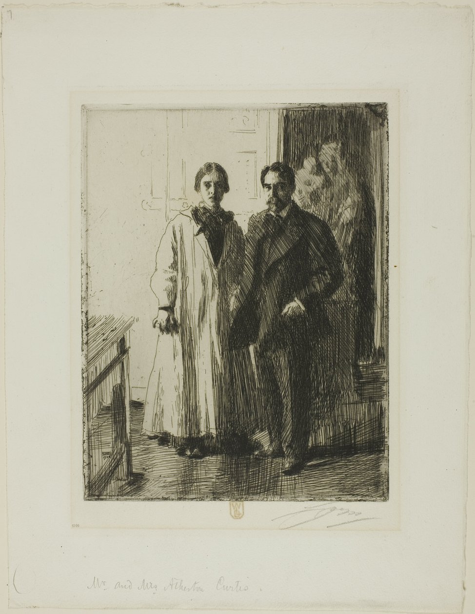 Mr. és Mrs. Atherton Curtis alkotó: Anders Leonard Zorn