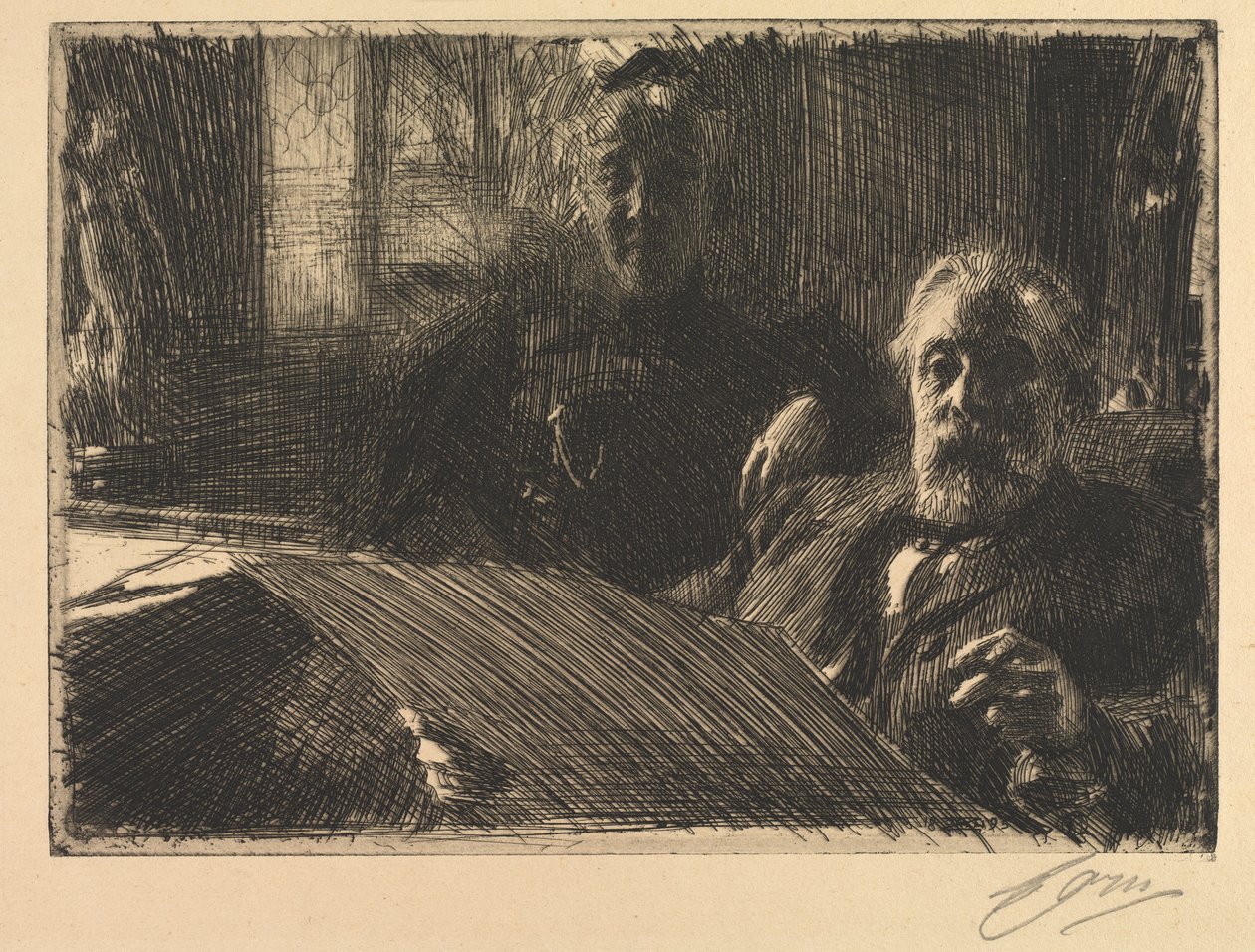 Fürstenberg úr és asszony alkotó: Anders Leonard Zorn