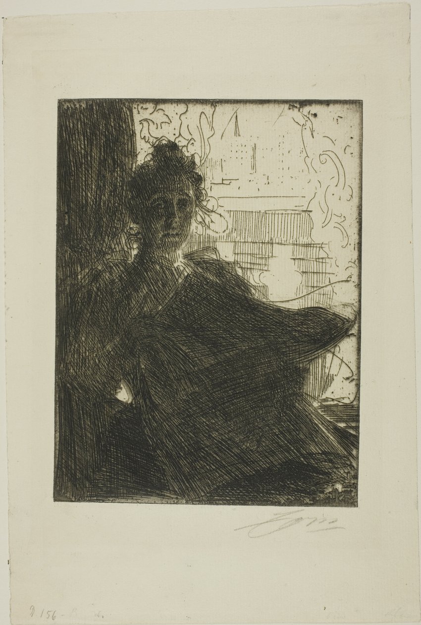 Zorn Emma asszony alkotó: Anders Leonard Zorn