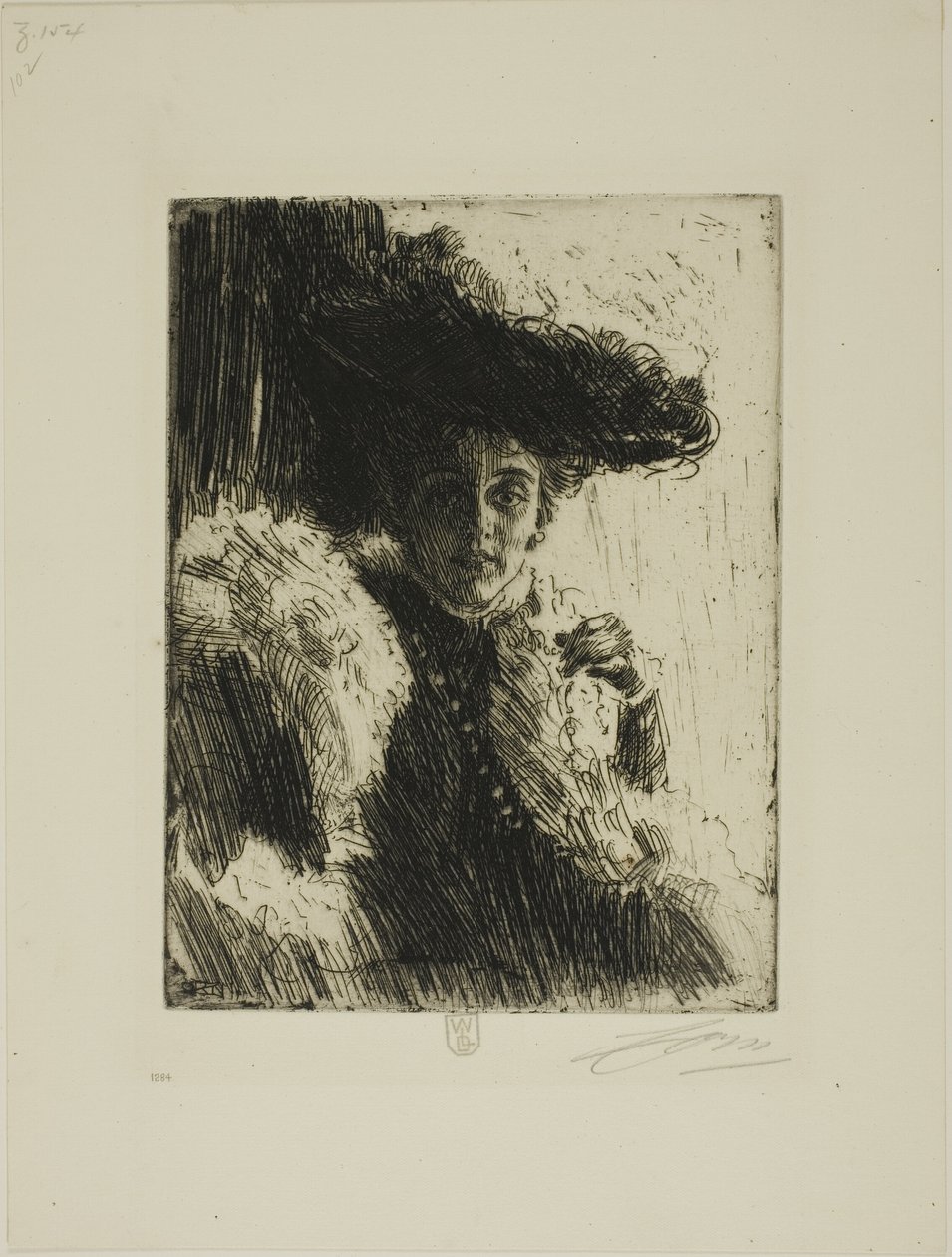 Mrs. Kip alkotó: Anders Leonard Zorn