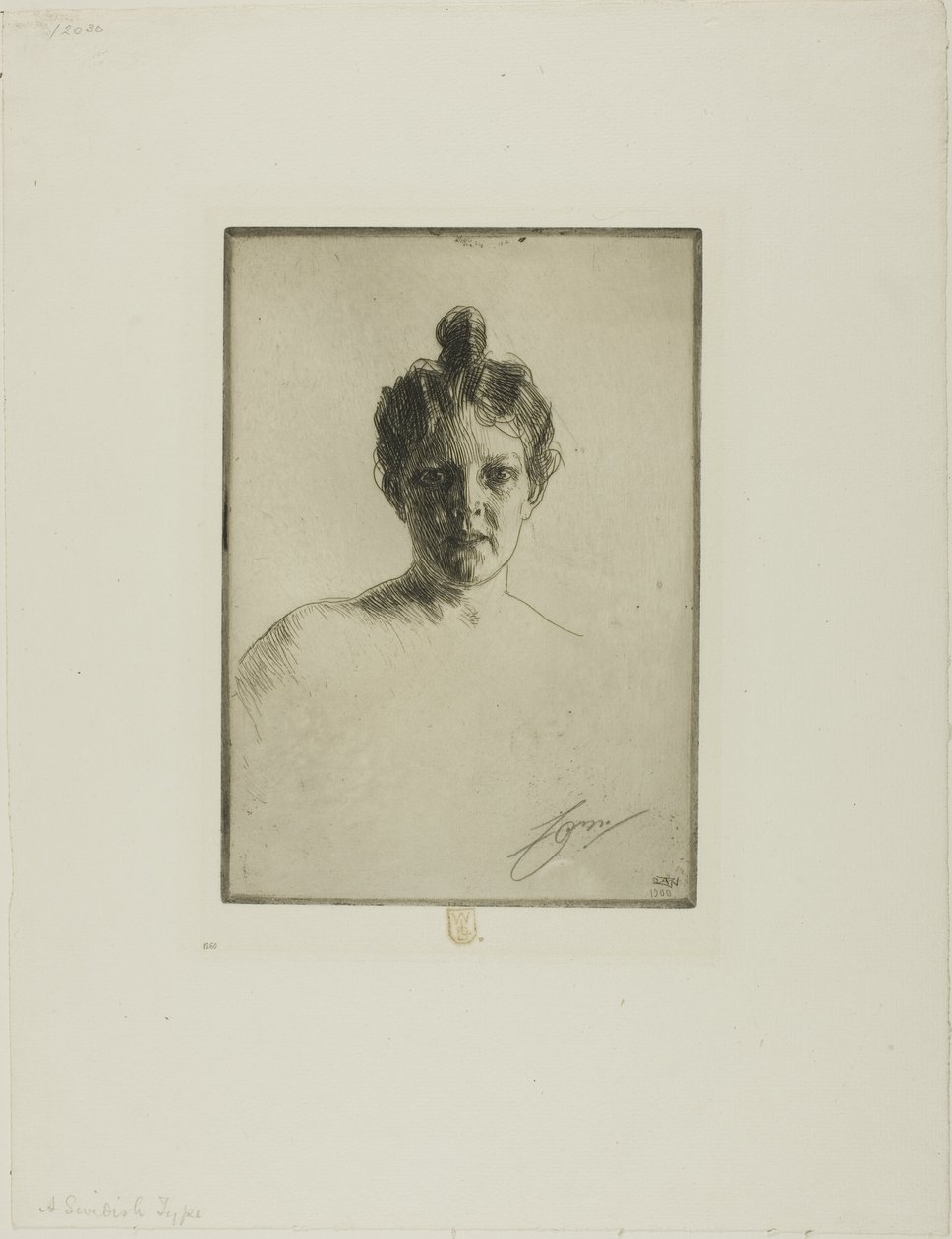 Mrs. Runeberg alkotó: Anders Leonard Zorn