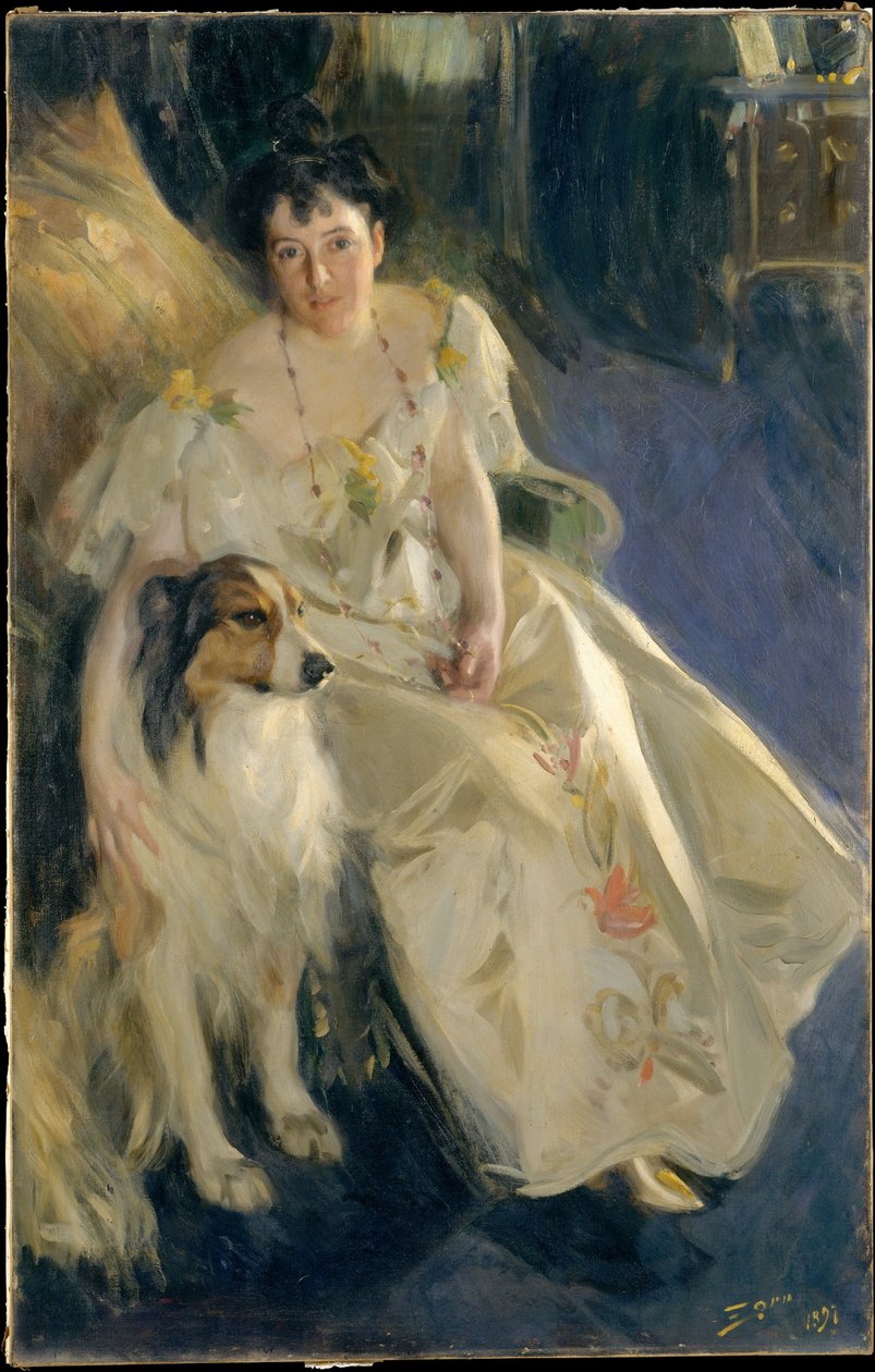 Walter Rathbone Baconné (Virginia Purdy Barker, 1862-1919) alkotó: Anders Zorn