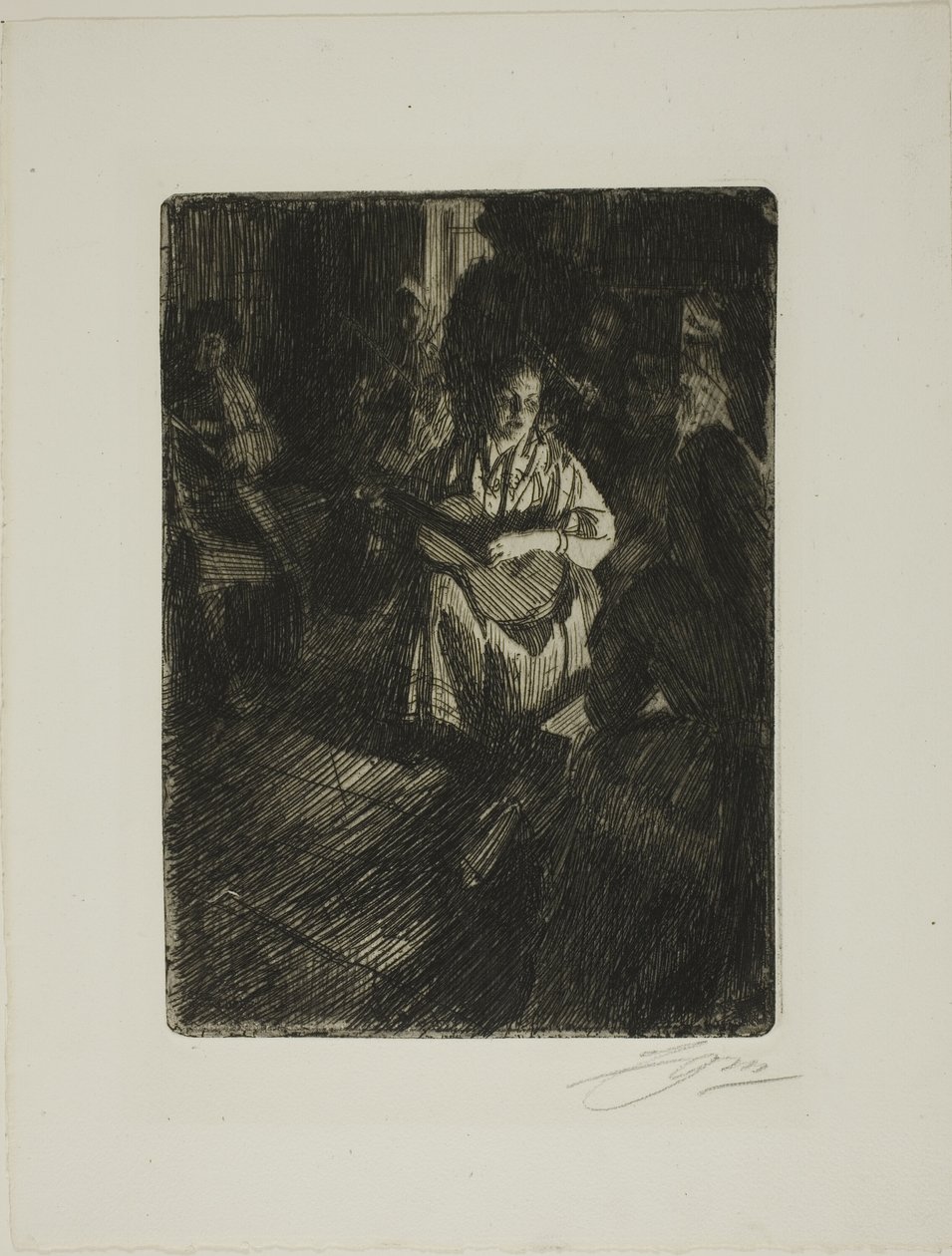 Családi zene alkotó: Anders Leonard Zorn