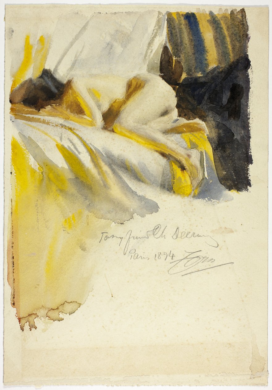 Meztelen Az ágyon alkotó: Anders Leonard Zorn