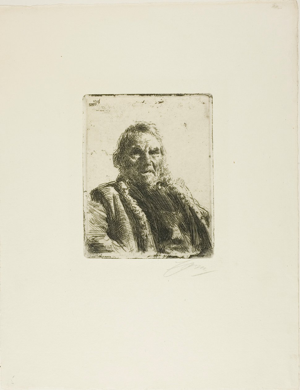 Öreg katona ("A herceg") alkotó: Anders Leonard Zorn
