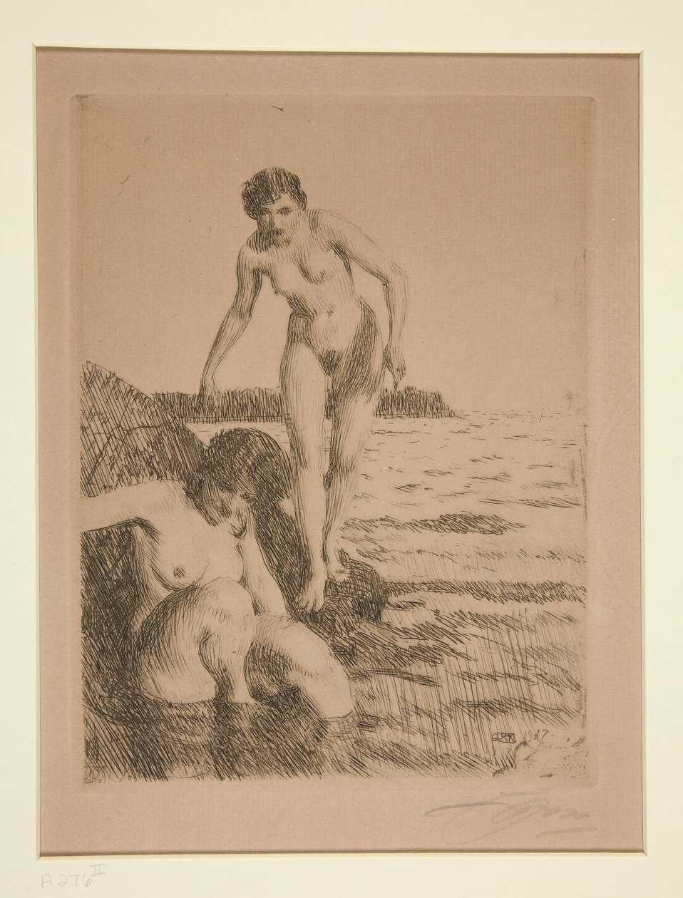 Hemso szigetén alkotó: Anders Leonard Zorn