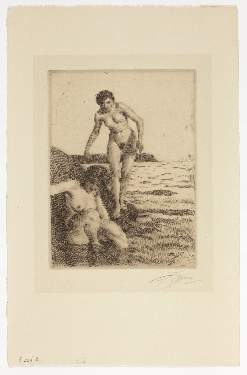 Hemsö szigetén alkotó: Anders Zorn