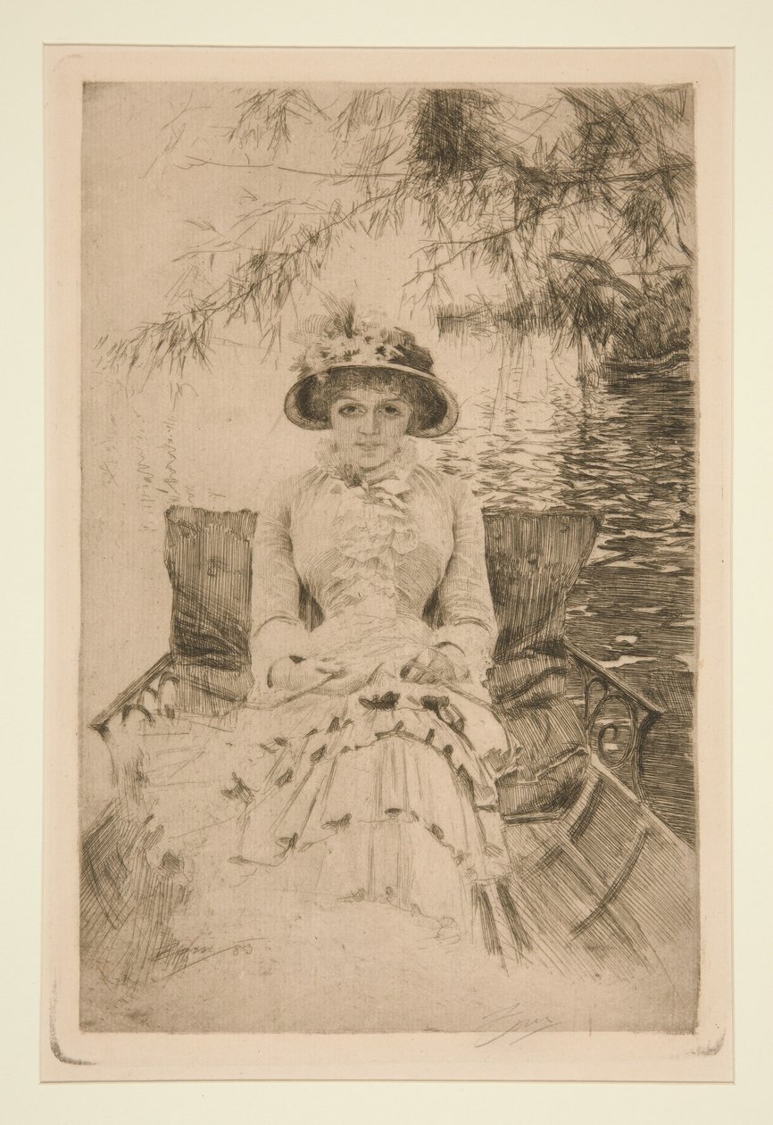 A Temzén alkotó: Anders Zorn