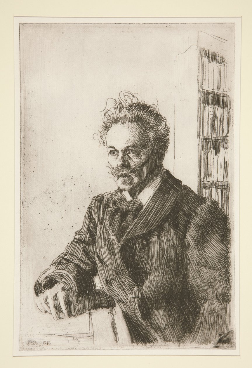 August Strindberg portréja alkotó: Anders Zorn