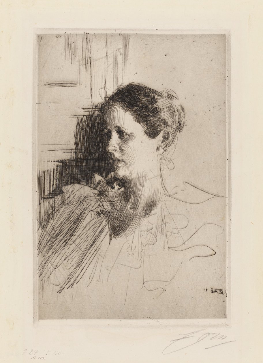 Ch. Nagelné portréja alkotó: Anders Zorn