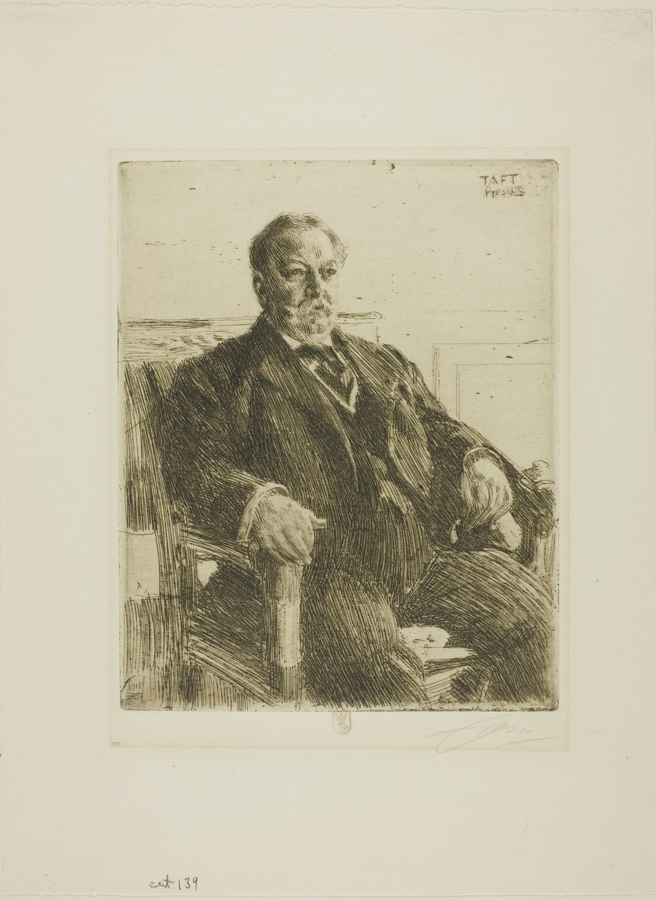 William H. Taft elnök alkotó: Anders Leonard Zorn