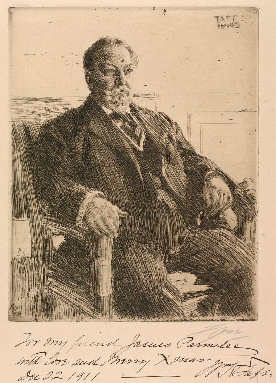 William Howard Taft elnök alkotó: Anders Leonard Zorn