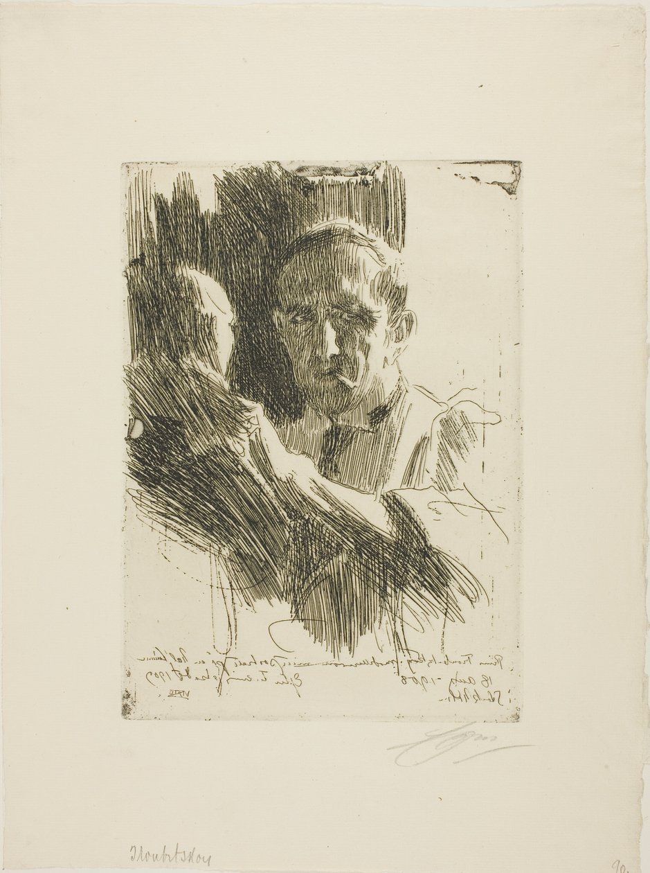 II. Pál Troubetzkoy herceg (mellszobor) alkotó: Anders Leonard Zorn