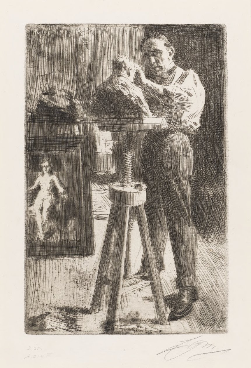 Pavel Troubetzkoy herceg I alkotó: Anders Zorn