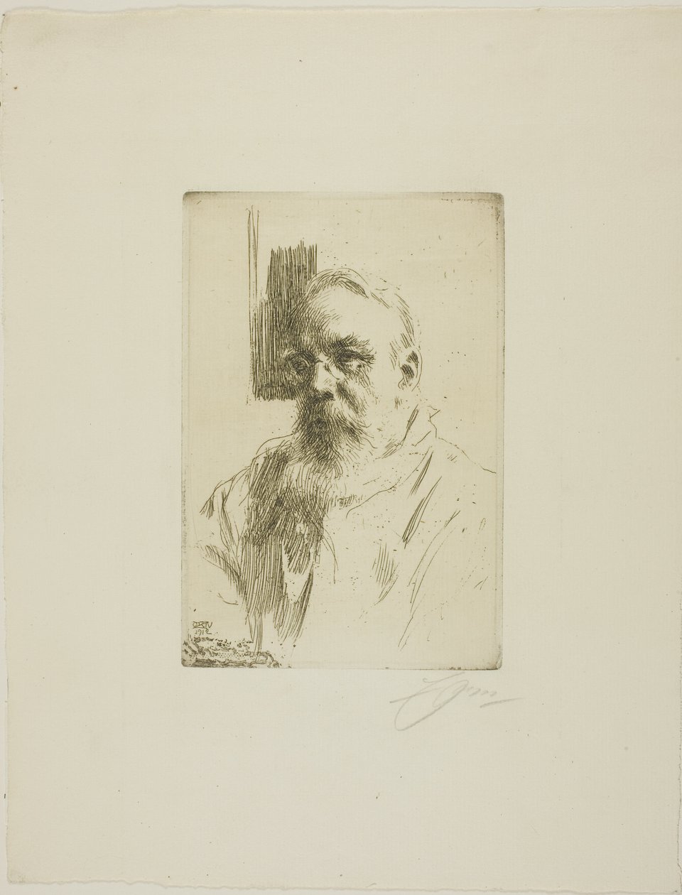 John Berg professzor alkotó: Anders Leonard Zorn