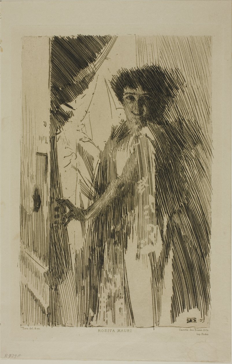 Rosita Mauri alkotó: Anders Leonard Zorn