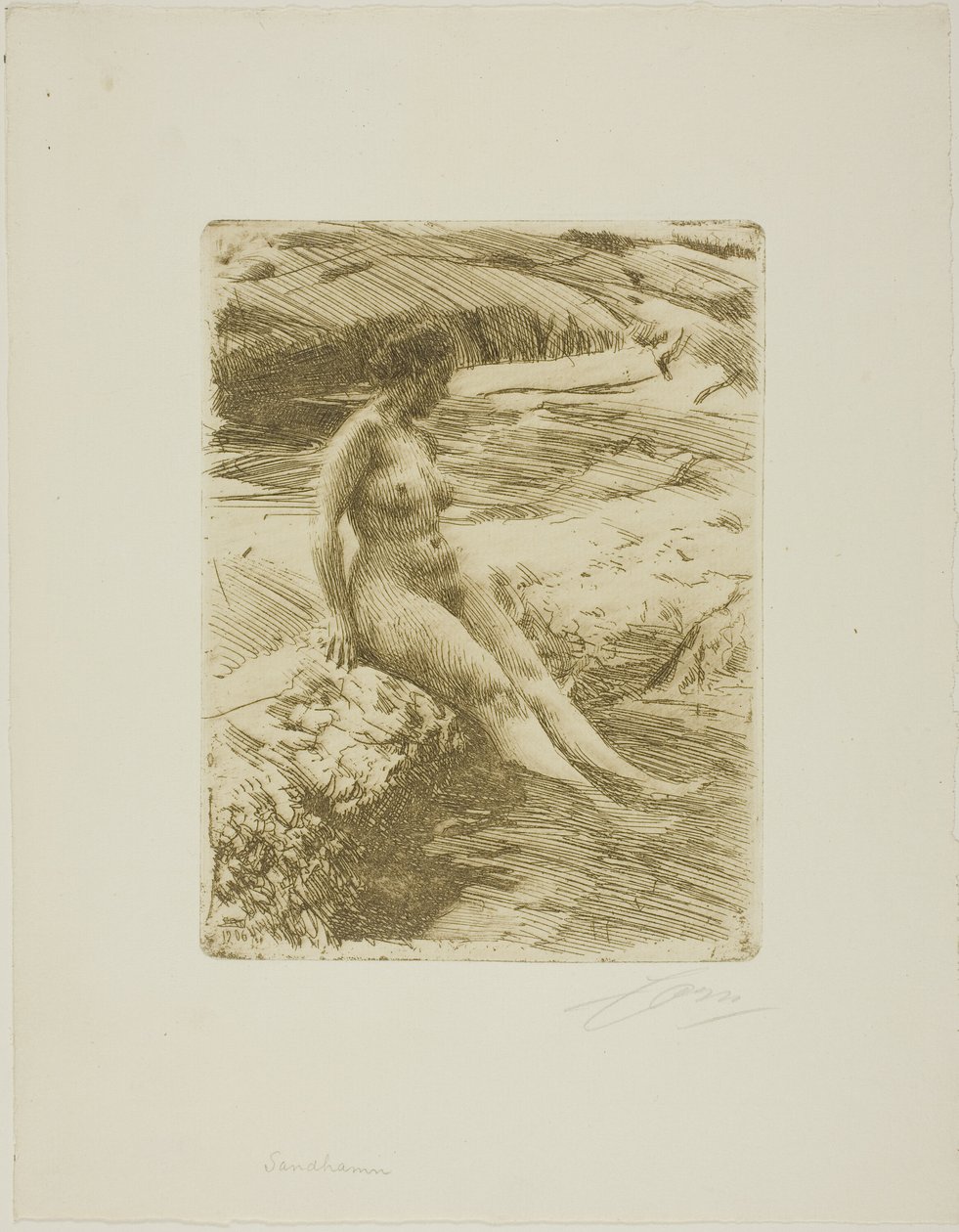 Sand Harbor alkotó: Anders Leonard Zorn